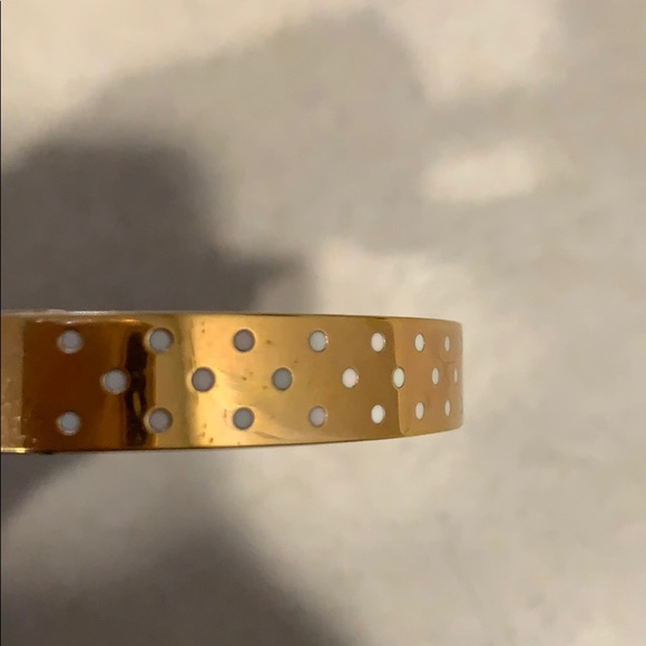 Kate Spade On the Go-gold bracelet with white dots - Picture 6 of 6